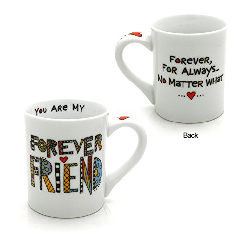 Enesco Our Name Is Mud Cuppa Doodle Friend Mug, 4.5 Inches