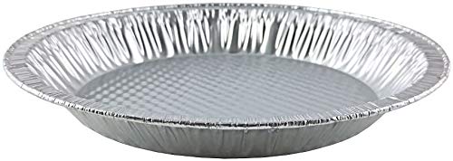 Handi-Foil 10 (Actual Top-Out 9-5/8 Inches - Top-In 8-3/4 Inches) Aluminum Foil Pie Pan - Disposable Baking Tin Plates (Pack of 