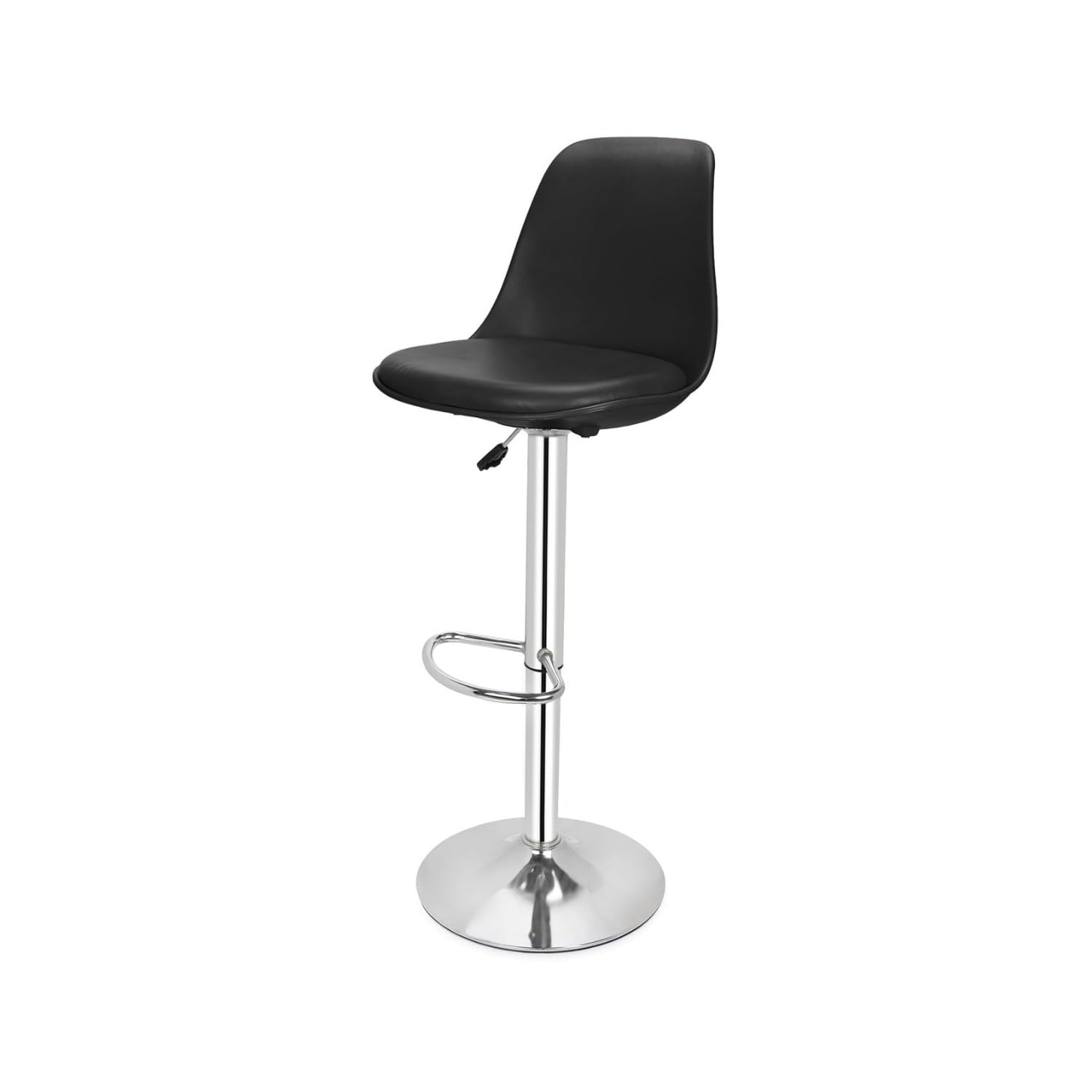 Activa Rapid Bar Stool Chair With Adjustable Height | Comfortable Padded Seat & Footrest Chair | Modern Counter & Kitchen Seatin