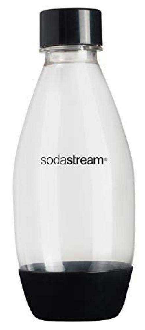 Sodastream 0.5L Slim Black Carbonating Bottles (Pack Of 2)