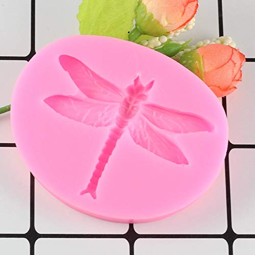 1Pc Cute Lovely Dragonfly Skimmer Shape Silicone Mold For Diy Ice Cube Desserts Chocolate Soap Mould Cupcake Cake Topper Decorat