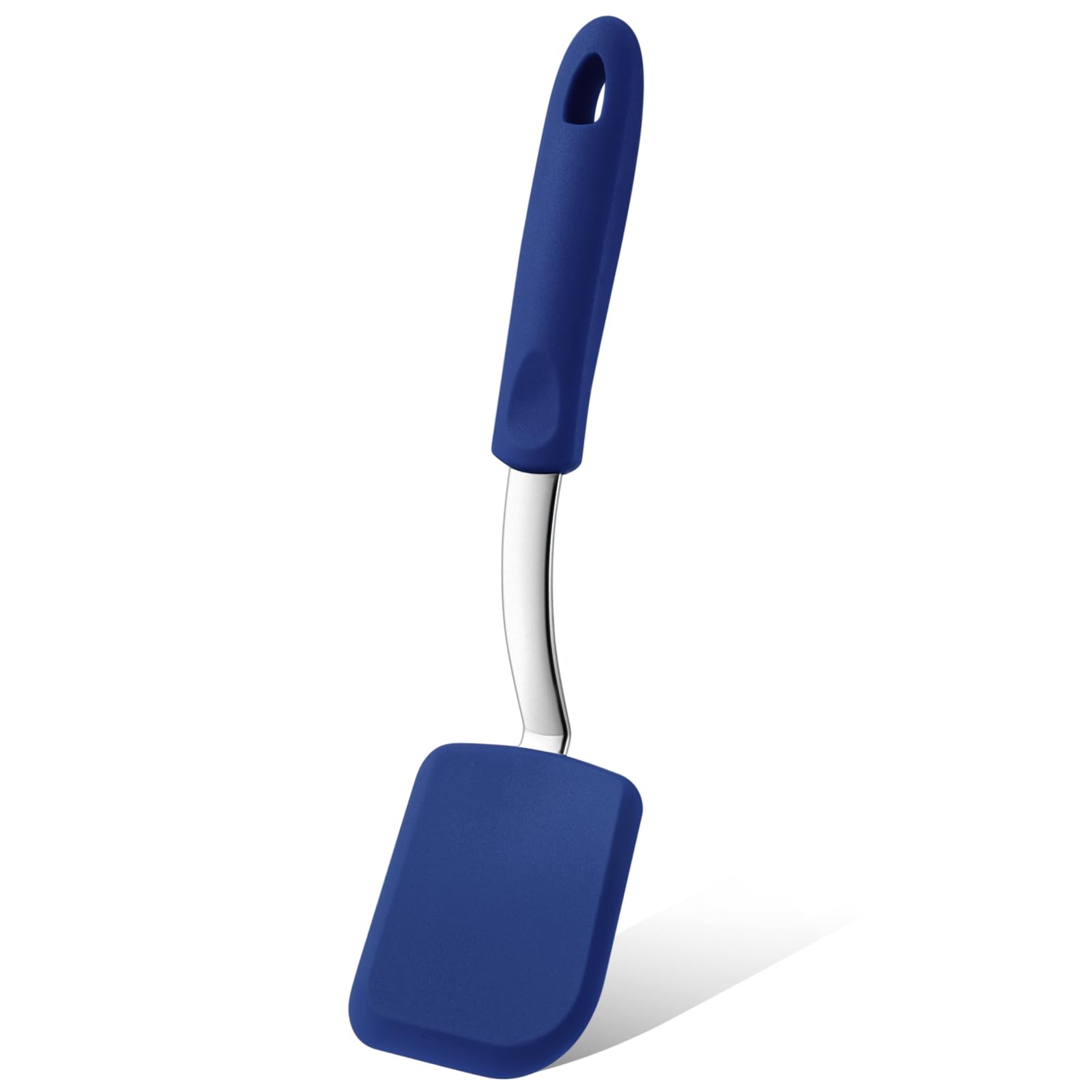 Yetene Small Silicone Spatula Flexible Silicone Cookie Spatula Heat Resistant Small Pancake Turner for Kitchen Use Nonstick Cook