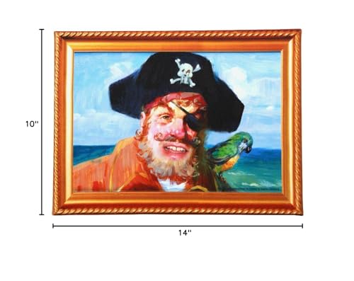 Hot Topic Spongebob Squarepants Captain Canvas Wall Art Multi One Size