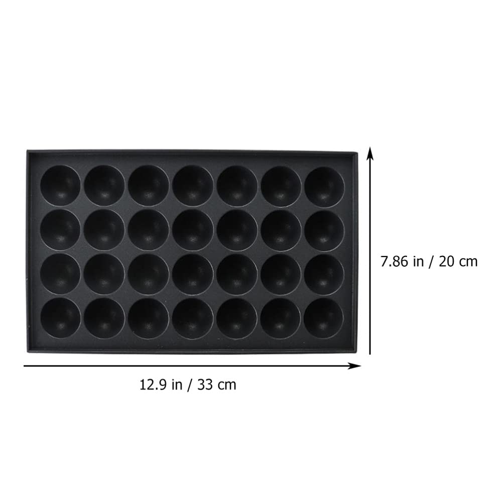 Zerodeko Takoyaki Pan, 28 Takoyaki Maker Baking Pan Japanese Octopus Meatball Grill Pan Egg Mold Tray Plate For Home Kitchen Cak