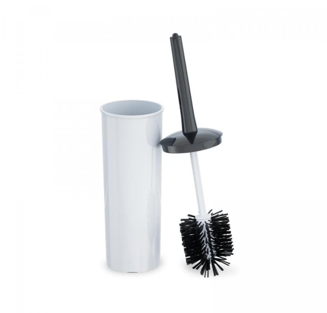 Elexiq Toilet Bowl Brush With Silicone Bristles And Holder Set, Toilet Cleaning Set For Bathroom (Grey)
