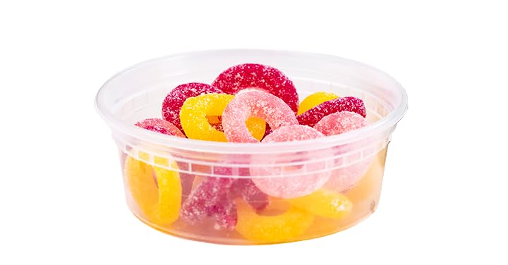 Edi [16 Oz, 50 Sets] Plastic Deli Food Storage Containers With Airtight Lids | Microwave-, Freezer-, Dishwasher-Safe | Bpa Free