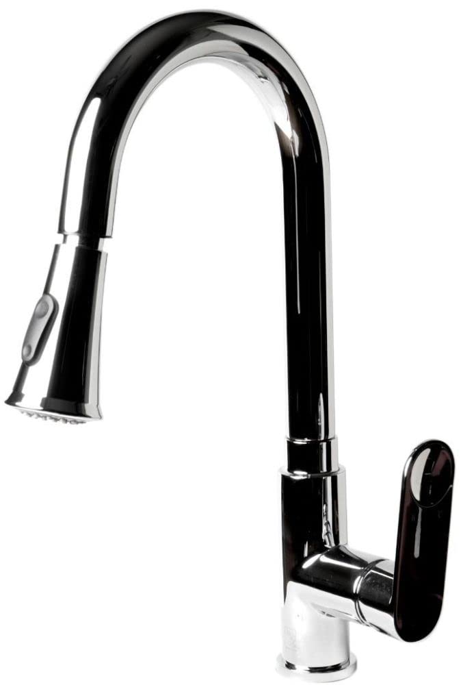 Alfi Brand Abkf3480-Pc Kitchen Faucet, 15.25''H, Polished Chrome