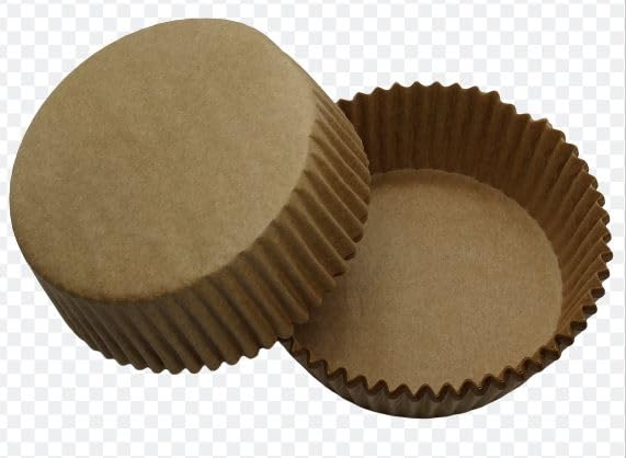 Weststone 100Pcs Cups 3-1/2'' Diameter X 1-1/4'' Depth For Cake Pops Or Candy Apple - Candy Cups (Brown-Candy Cups)