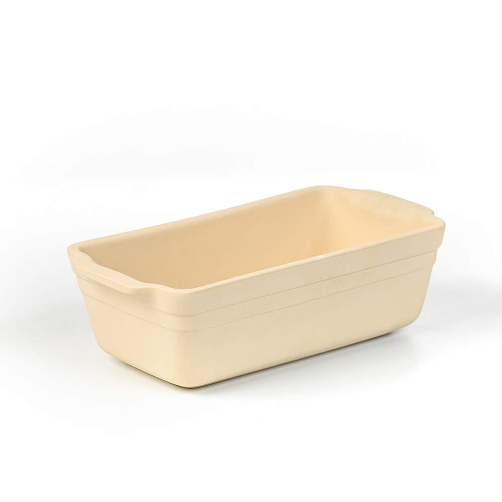 Ohio Stoneware Loaf Pan NonAbsorbing NonStick Microwave and Oven Safe