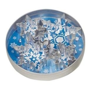 Fox Run Snowflake Cookie Cutter Set, 5 Piece