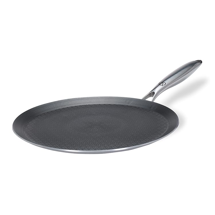 Arttdinox Stellar Stainless Steel Triply Non Stick Tawa Etched Nonstick Dosa Non Stick Pan Tava For Roti Gas And Induction Base 