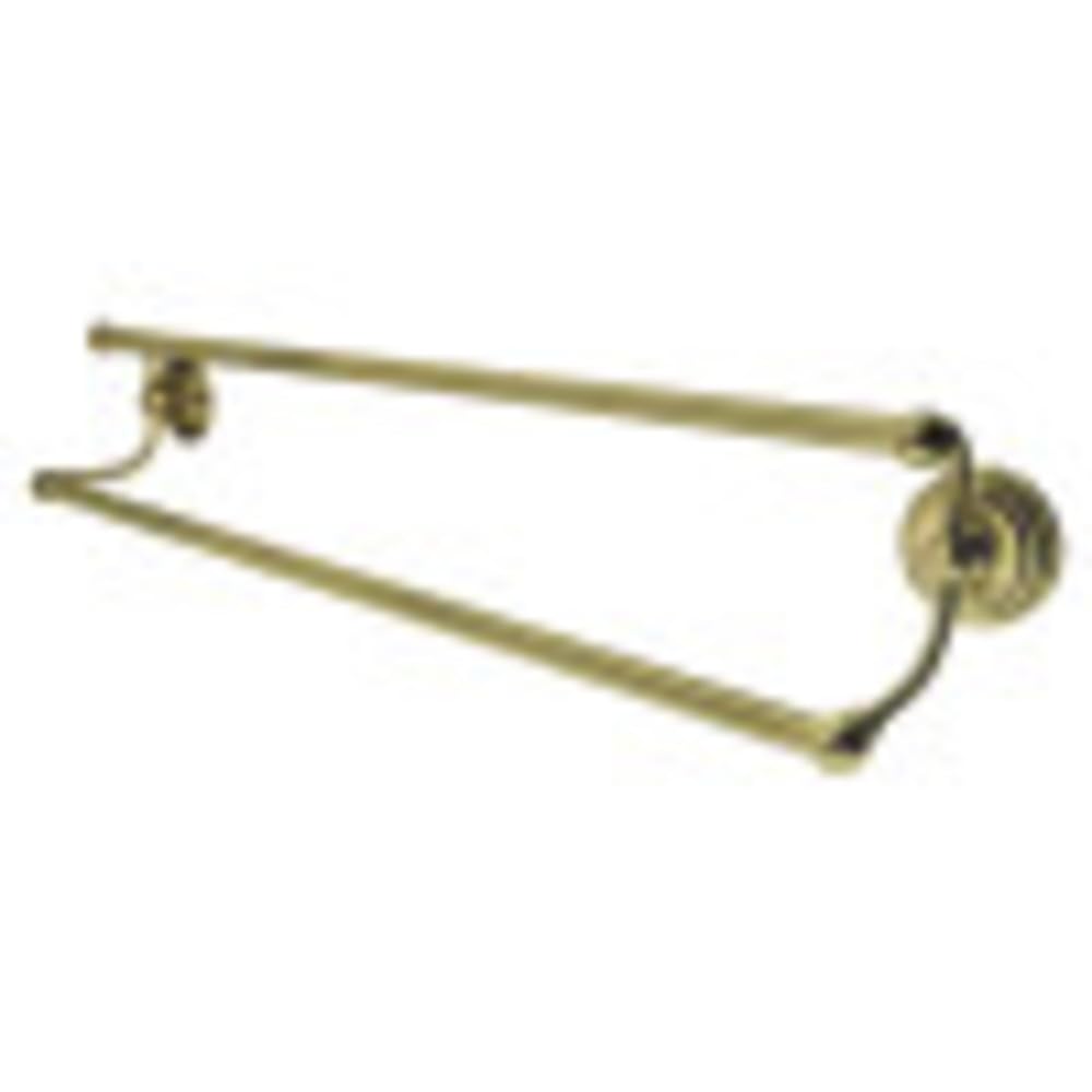 Kingston Brass BA271318AB 18-Inch Dual Towel Bar  Antique Brass