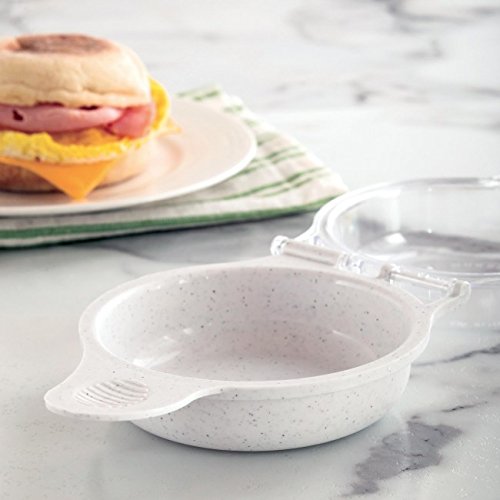 Nordic Ware 4-3/4 In. W X 6-21/32 In. L Clear Microwave Egg N' Muffin Breakfast Pan
