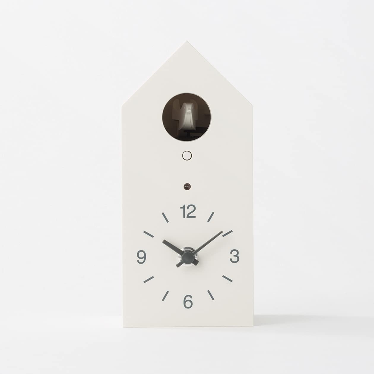 Muji Cuckoo Clock [White - Standard Size] By Muji