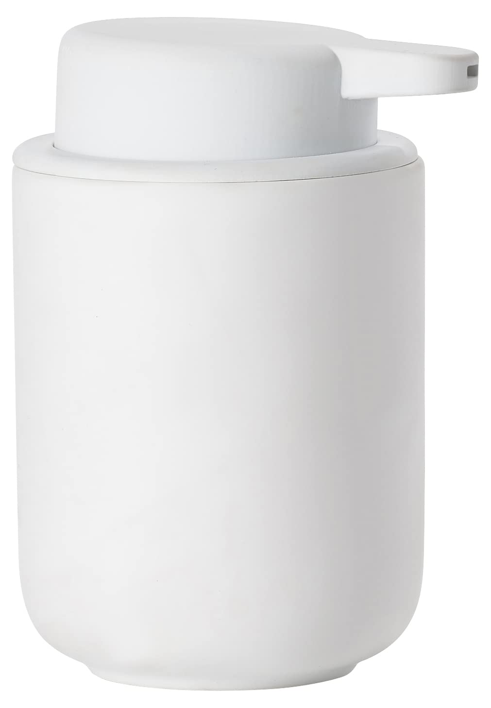 Zone Denmark Ume Shampoo Dispenser In Elegant White - Stylish And Functional Bathroom Accessory - H 5'', Dia 3.3'', 8 Oz