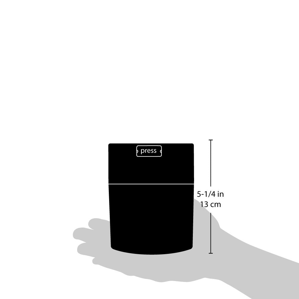 Coffeevac 1/2 Lb - Patented Airtight Container | Multi-Use Vacuum Container Works As Smell Proof Containers For Ground Coffee An