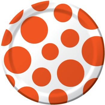 Plt7 12/8Ct Dots Snkssd Orange