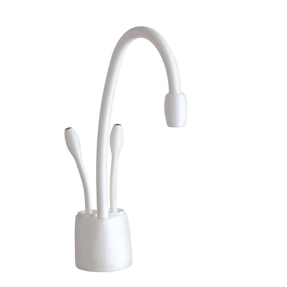Insinkerator F-Hc1100W Contemporary Instant Hot And Cold Water Dispenser-Faucet Only, 1.38, White