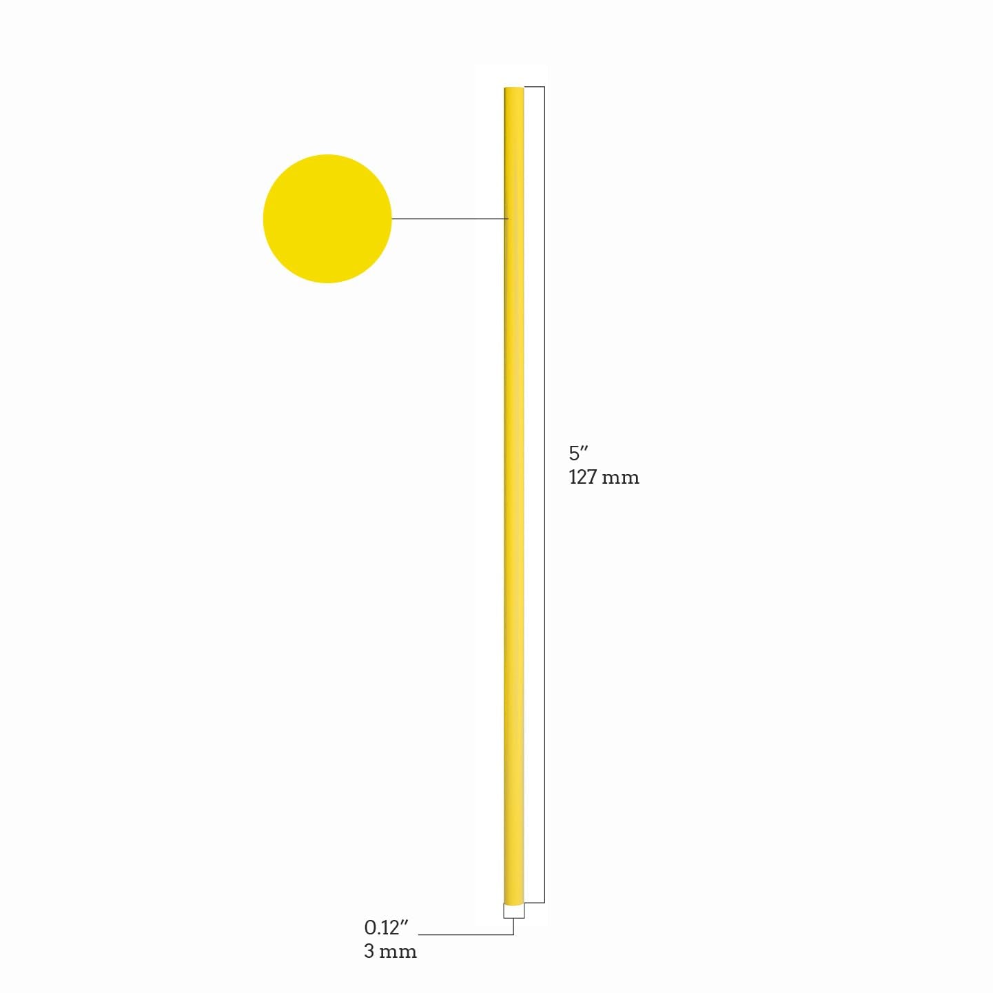 Disposable Plastic Coffee Stirrer Straw - 5 Inch Sip Stir Stick (Mixed, 2000)
