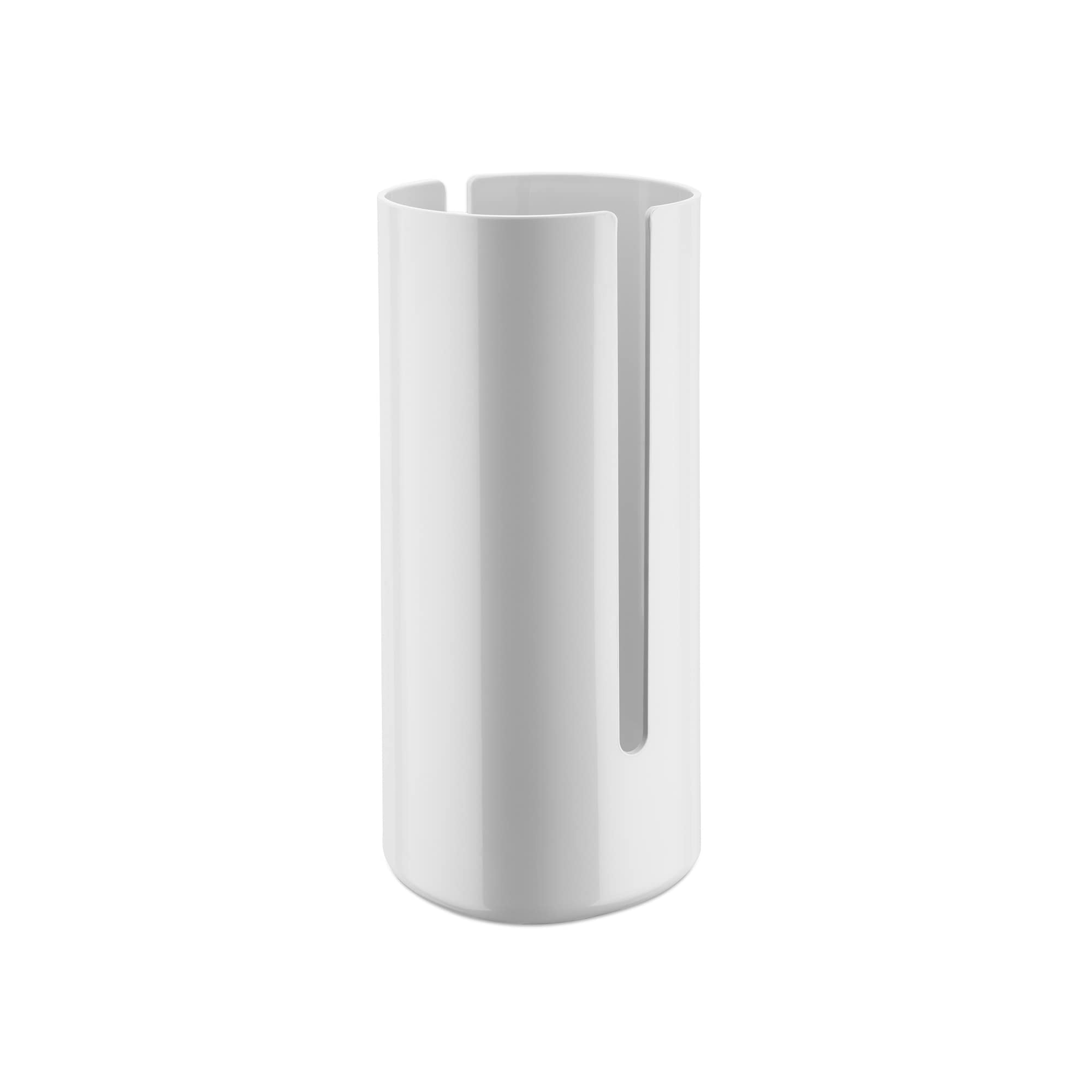 Alessi ''Birillo'' Toilet Paper Roll Container, White - Pl18 W