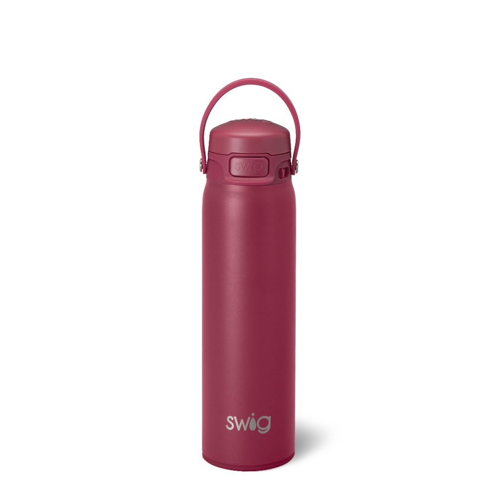 Swig Life 22oz Leakproof EZ Fill Water Bottle, Maroon