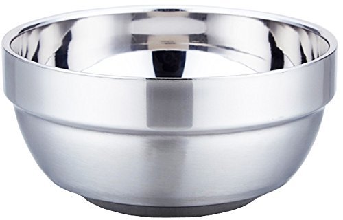 Sunrise Mirror Polished Double-Wall Insulated Stainless Steel Soup Bowl (Pack Of 2) (32 Oz) Kitchen Supply
