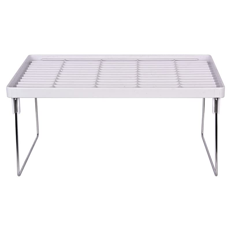Appeasy Multipurpose Plastic Folding Rack For Kitchen, Bathroom, Living Room Storage (Pack Of 1White)