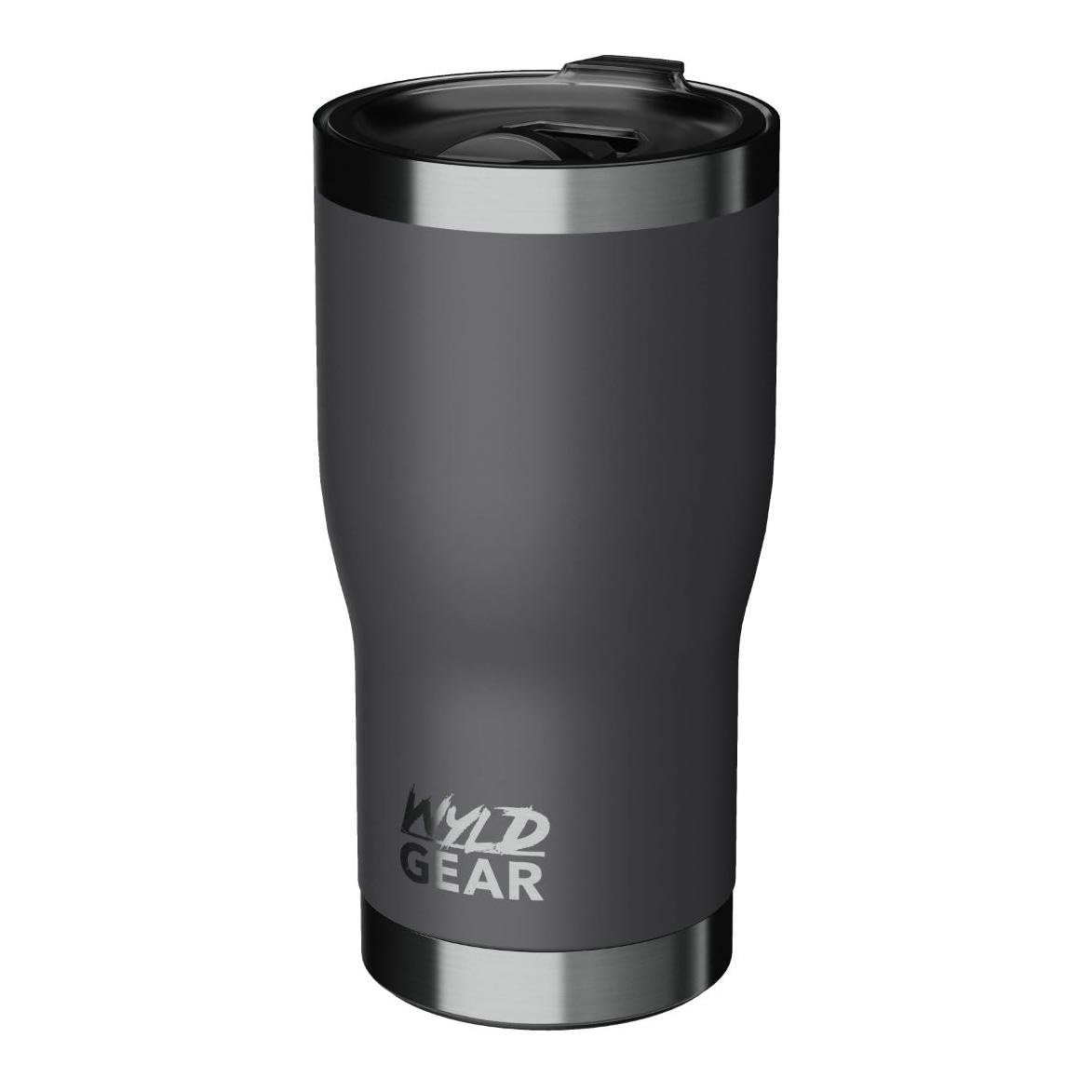 Wyld Gear Tumbler - Stainless Steel, Vacuum Insulated Travel Mug With Lid - 20Oz Grey