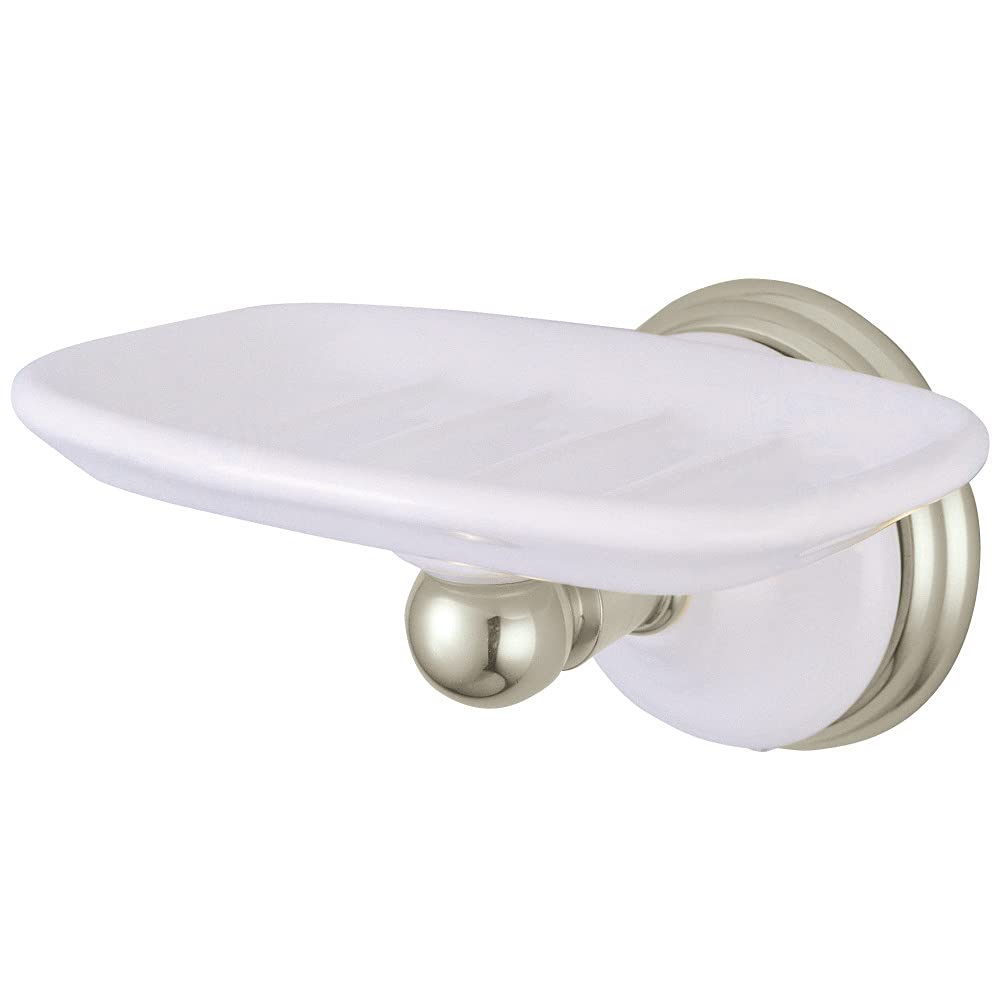 Kingston Brass BA1115SN Victorian Wall-Mount Soap Dish  Brushed Nickel
