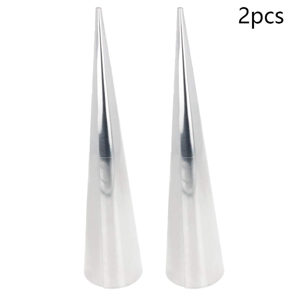 Utoolmart Cream Horn Molds, Cone Tubular Shaped Mold, Stainless Steel Non-Stick Cannoli Forms, Pastry Croissant Metal Cone Molds