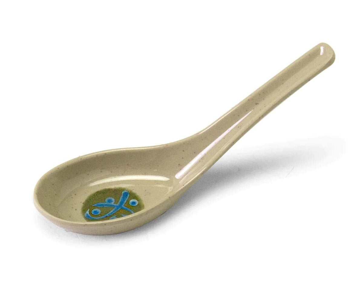 Japanbargain 2344X4, Set Of 4 Soup Spoons Asian Chinese Wonton Spoon Japanese Soba Rice Spoon Pho Spoon Ramen Noodle Soup Spoons