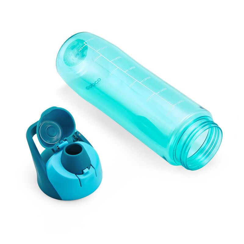 Copco 24 Oz ClipGo Tritan Water Bottle  Concrete, BPAFree (Teal)