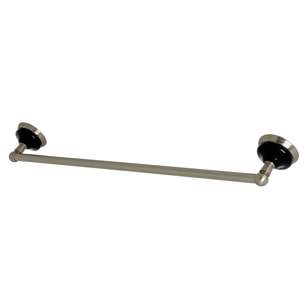 Kingston Brass BA9111BN Water Onyx 24 in. Towel Bar  Brushed Nickel