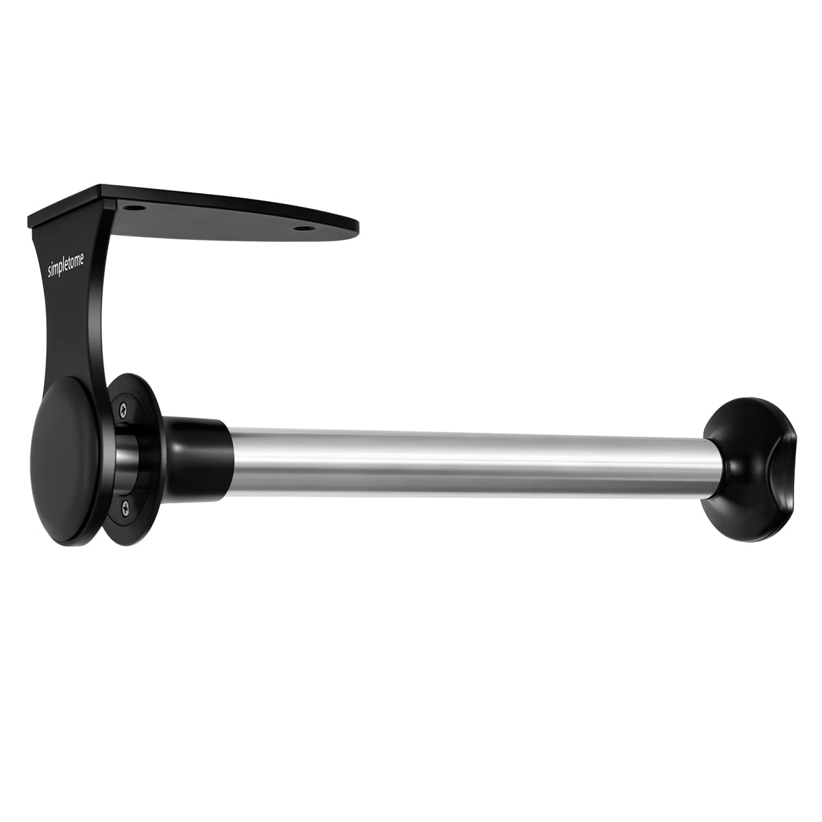 Simpletome One Hand Simply Tear Paper Towel Holder Under Cabinet Wall Mount Adhesive Or Drilling Stainless Steel Aluminum Alloy