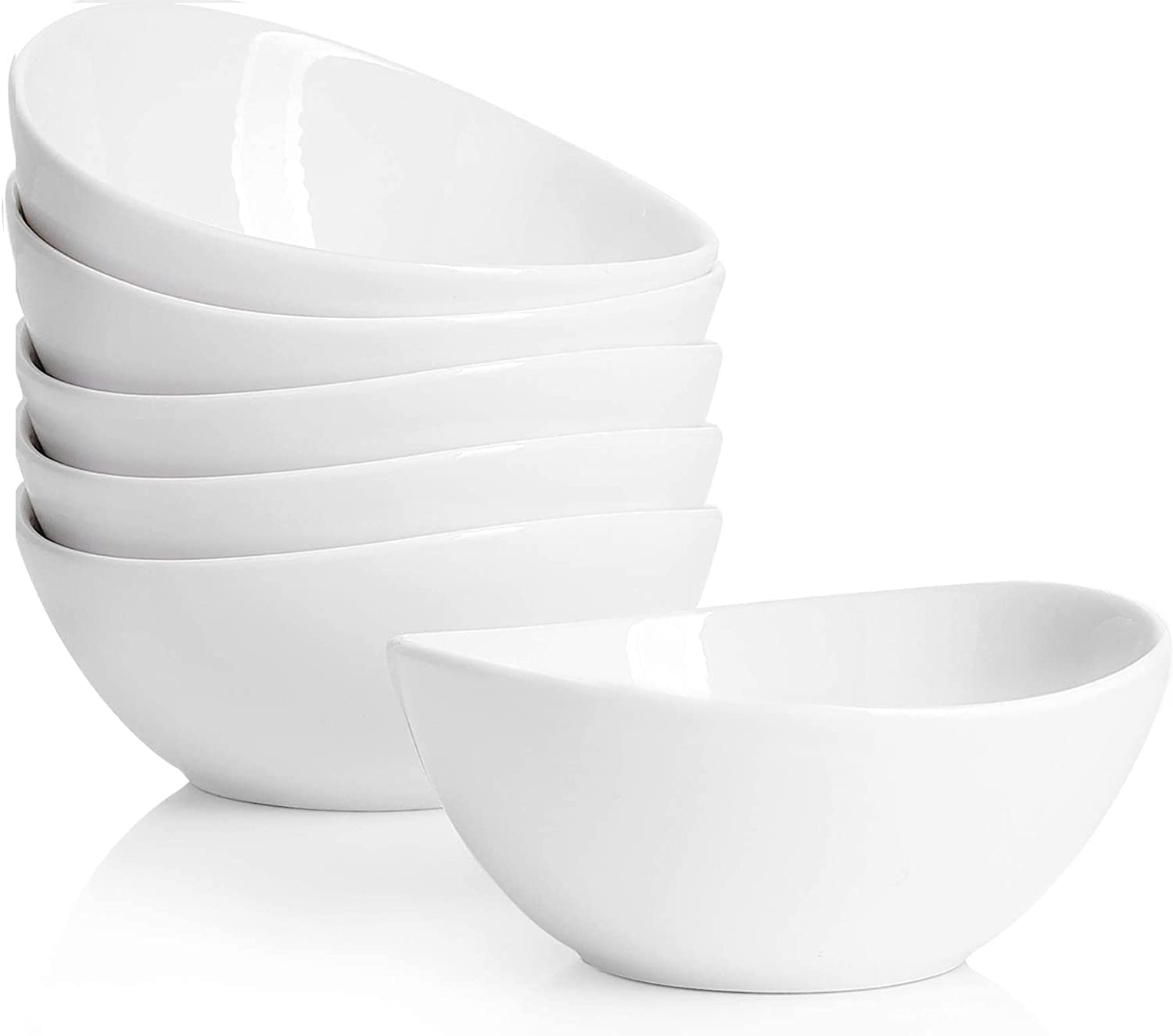 Taeochiy 10 Ounce Small Bowls, Ceramic Dessert Bowls For Cereal, Soup, Ice Cream, Small Serving Bowls Set For Kitchen, Set Of 6,