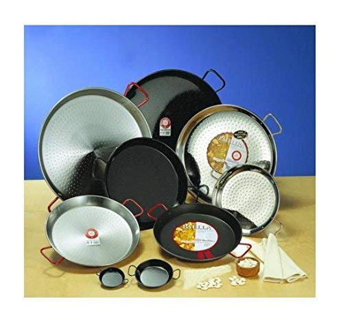 Garcima 22-Inch Enameled Steel Paella Pan  55cm