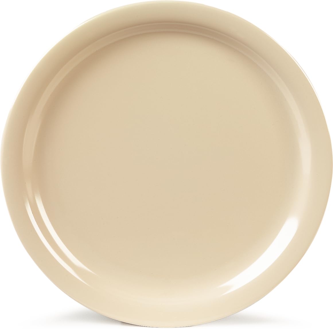 Carlisle FoodService Products Kingline Dinner Plate, Heavy Duty Melamine Dish for Serving, 9, 48 Count, Tan