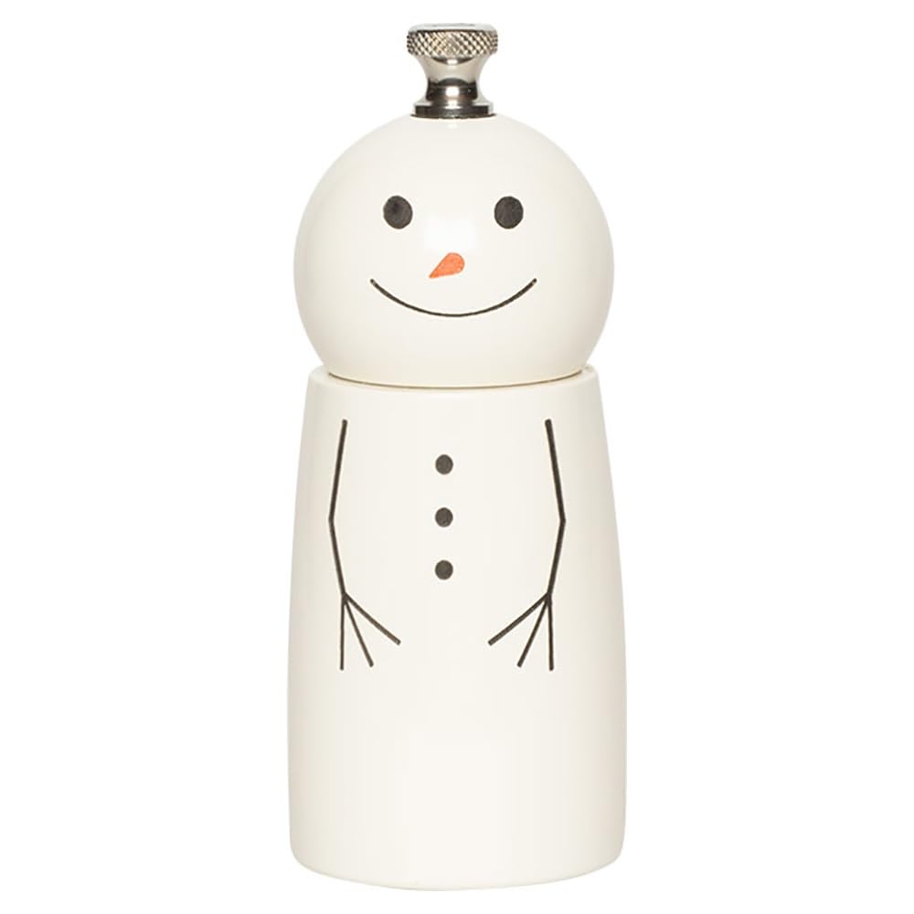 Fletchers Mill Mini Snowman Pepper Mill - 4 Inch