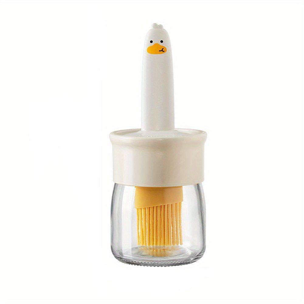 Apurk Silicone Basting Brush Oil Bottle Oil Container For Barbecue/Cooking/Baking/Frying Oil Dispenser Bottle With Brush Olive O