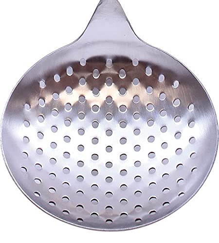 Tablecraft Wok Skimmer With Bamboo Handle, 15'', Brown