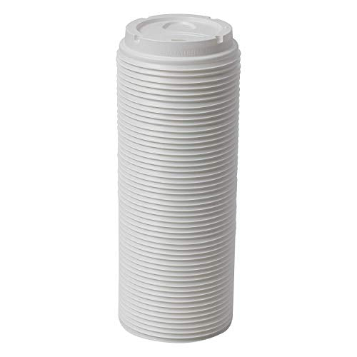 Dixie Perfectouch Wisesize Coffee Design Insulated Paper Cup, 12Oz Cups And Lids Bundle (12 Oz, 50 Cups, 50 Lids)