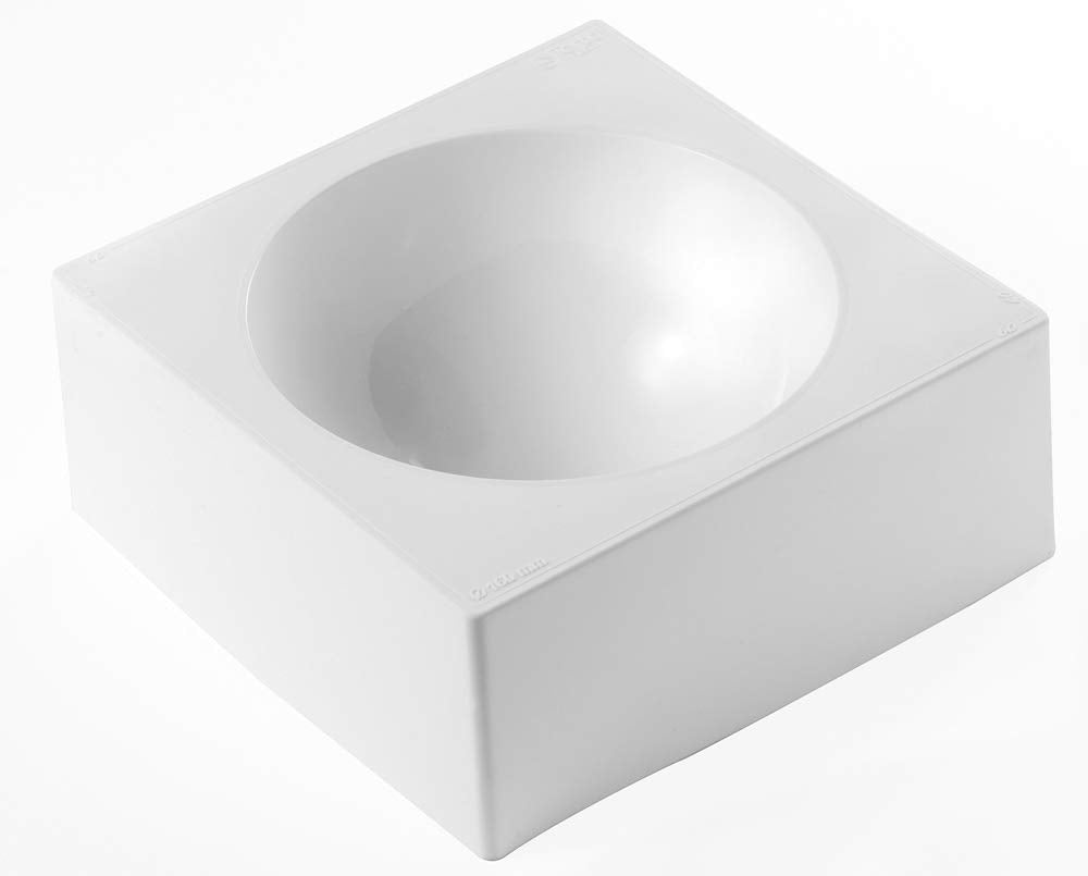 Silikomart Zuccotto Hemisphere Freezing And Baking Silicone Mold 4-1/2 Inch Diameter