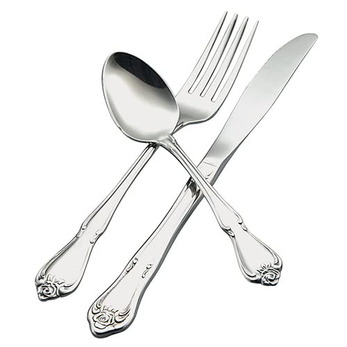 Arbor Rose S/S Oval Bowl Soup/Dessert Spoon, 6-7/8''