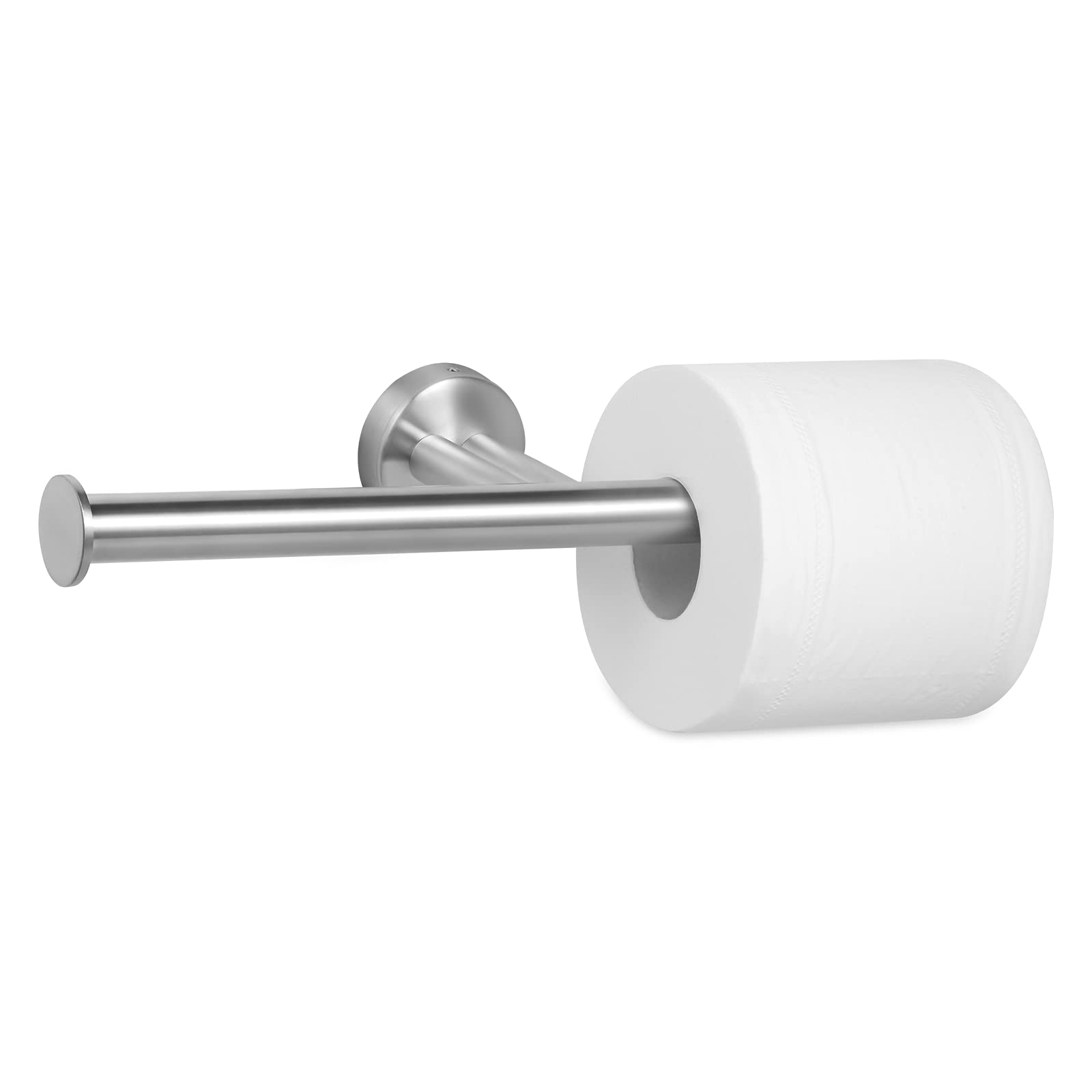 Double Roll Toilet Paper Holder Wall Mount for Bathroom Kitchen  Brushed Nickel SUS304 Stainless Steel 2 in 1 Dual Tissue Holder