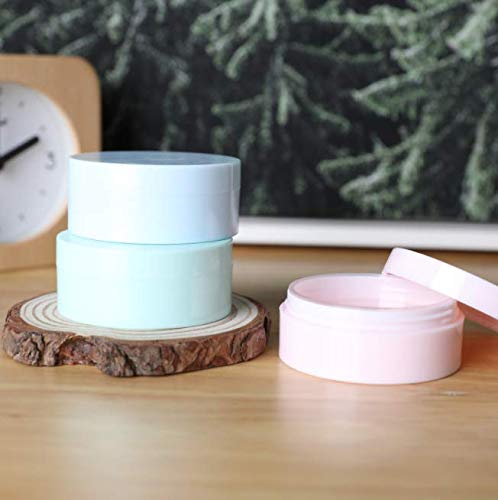 Dnhcll 3Pcs 5Ml High-Grade Empty Powder Box,Travel Portable Plastic Empty Powder Case Make-Up Loose Powder Puff Box Container Wi