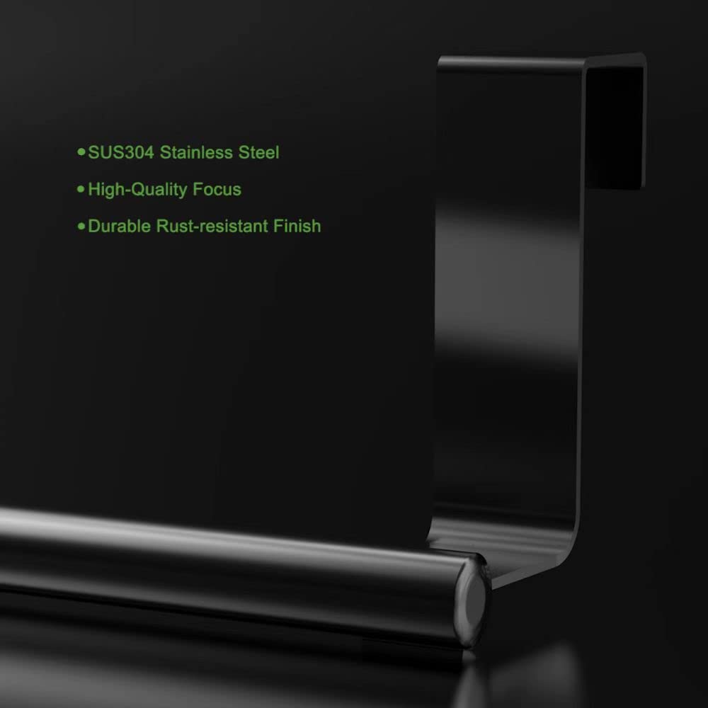 9'' Over The Cabinet Towel Bar, Hand Towel And Washcloth Rack For Bathroom And Kitchen, 2 Pack