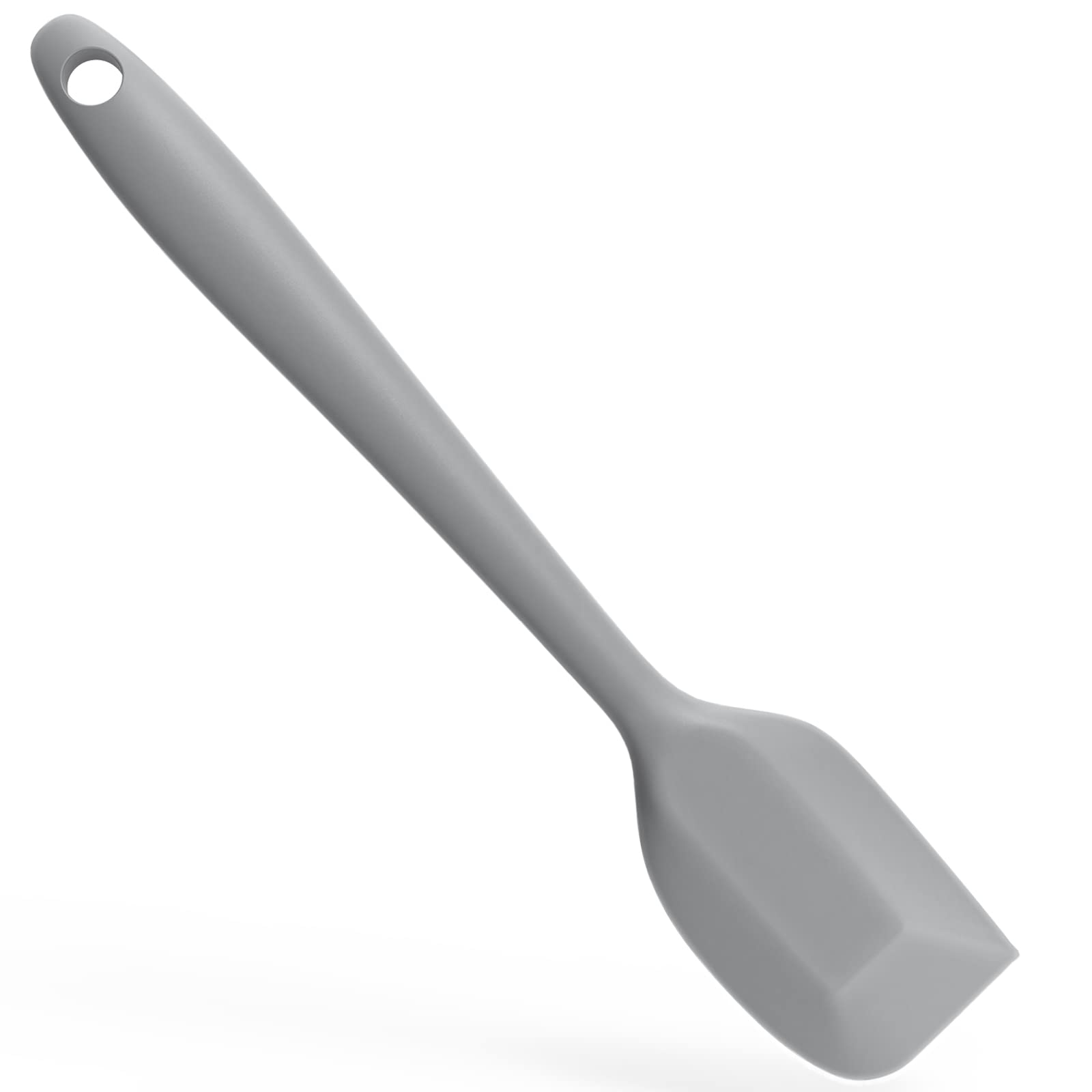 Secura Silicone Spatula,Non Stick Rubber Kitchen Spatulas,Suitable For Cooking,Mixing And Collect Milk Foam Gray Small