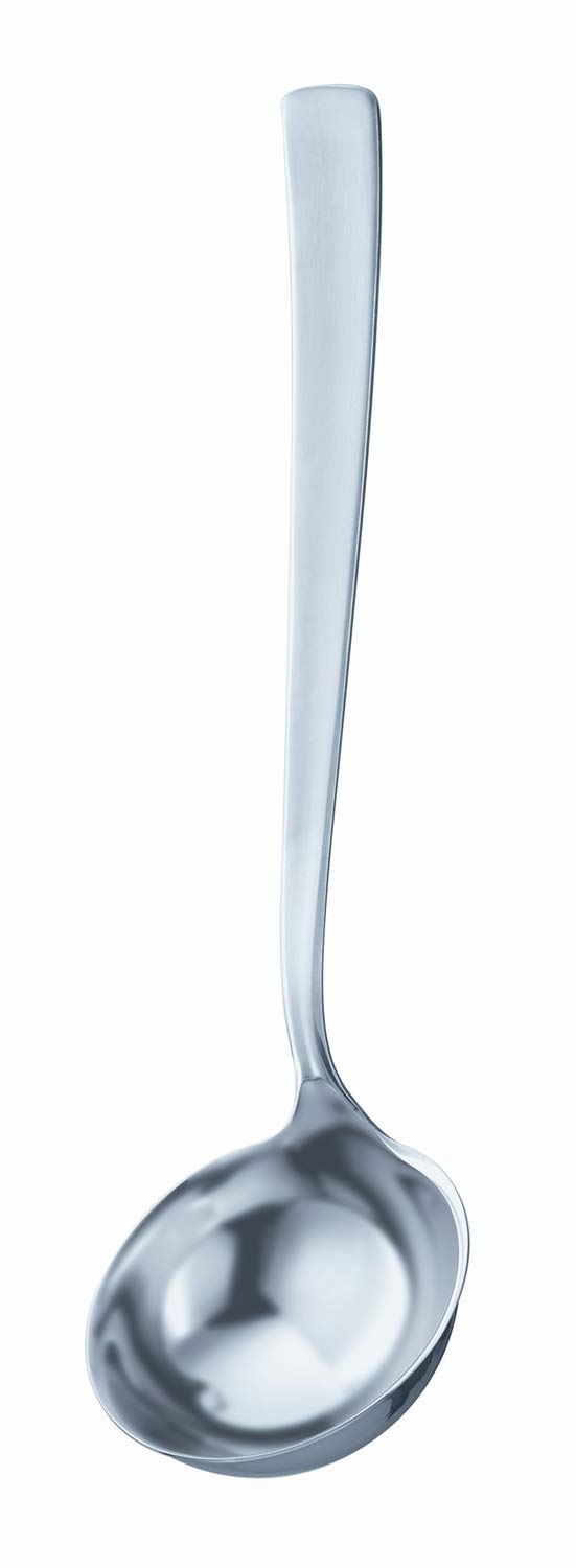 Rsle Stainless Steel Serving Ladle, Flat Handle, 2.7-Ounce
