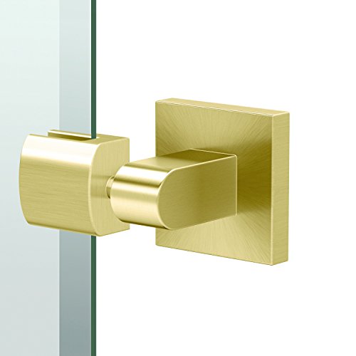 Gatco 4069 Elevate Oval Mirror Brushed Brass  26.5 H x 24 W  Wall Mounted Pivoting (Tilting) Beveled Bathroom Vanity Mirror with Brush Brass Brackets