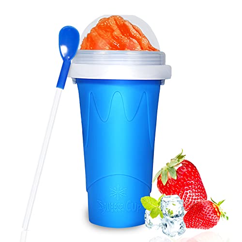 Color Land Slushy Cup, Tik Tok Slushie Maker Cup Frozen Magic Squeeze Cup, Ice Cream Maker Cup, Cool Stuff Trending Tiktok Items